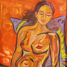 "Paola" Oil on Canvas. SOLD / Taos New Mexico